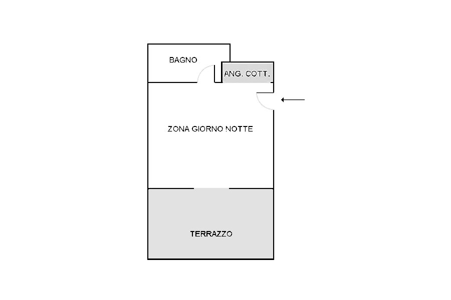 Grado, 1 Bedroom Bedrooms, ,1 BathroomBathrooms,Byt,Predané,1604