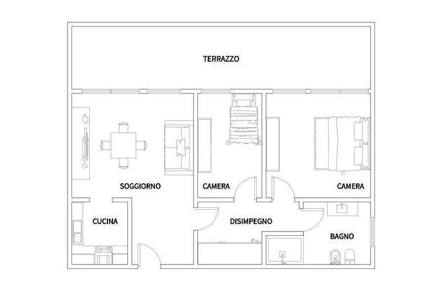 Grado, 3 Bedrooms Bedrooms, ,1 BathroomBathrooms,Byt,Na Predaj,1700