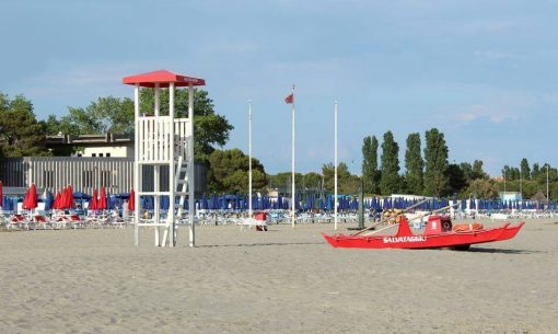 Pláž v talianskom Gráde  